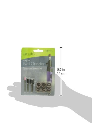 Andis Nail Grinder Replacement Accessory Pack, Multi, 5.75 x 0.50 x 4.00 inches (65920)