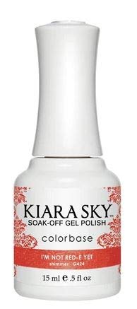 Kiara Sky Gel Polish, I'M Not Red-E Yet, 15 Gram