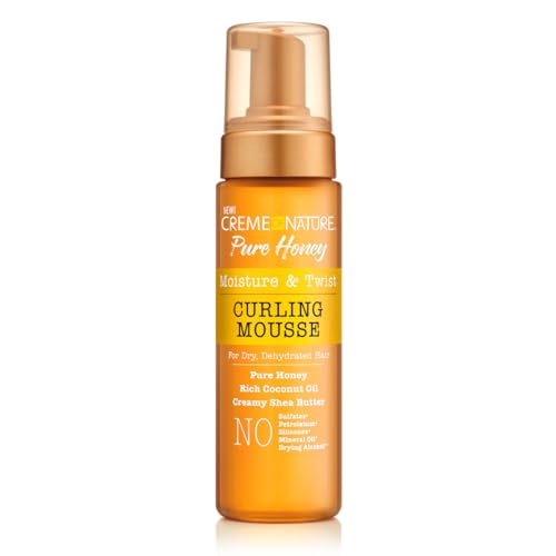 Creme Of Nature Pure Honey Curling Mousse 7 Ounce Pump (207Ml)