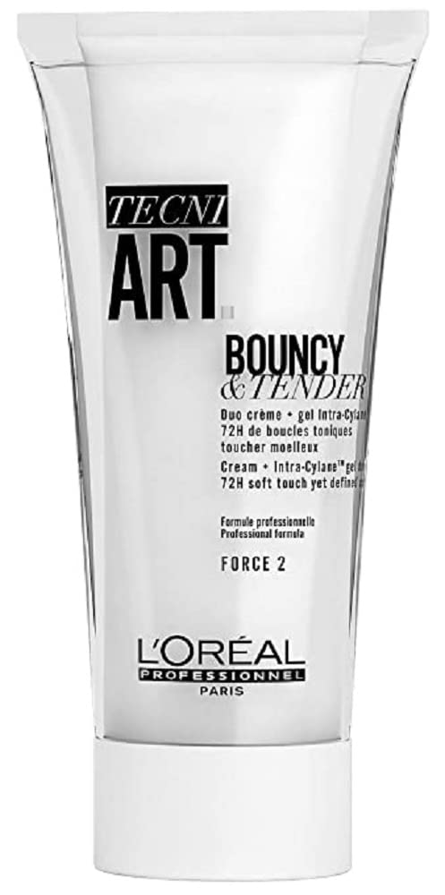 L'Oreal Professionnel Bouncy & Tender | Adds Frizz Resistance And Softness | Curl Defining Gel | Provides Light Hold | For All H