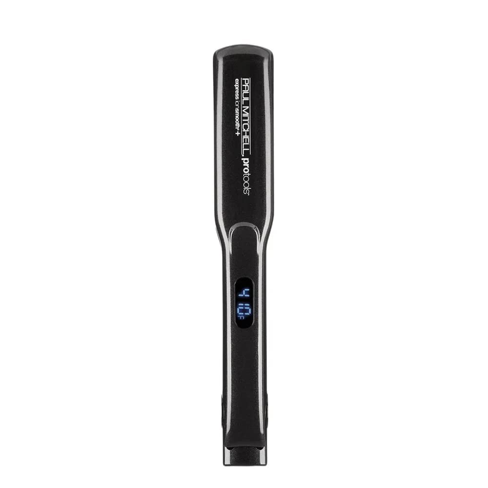 Paul Mitchell Pro Tools Express Ion Smooth+ Ceramic Flat Iron, Adjustable Heat Settings For Smoothing + Straightening, 1.25''