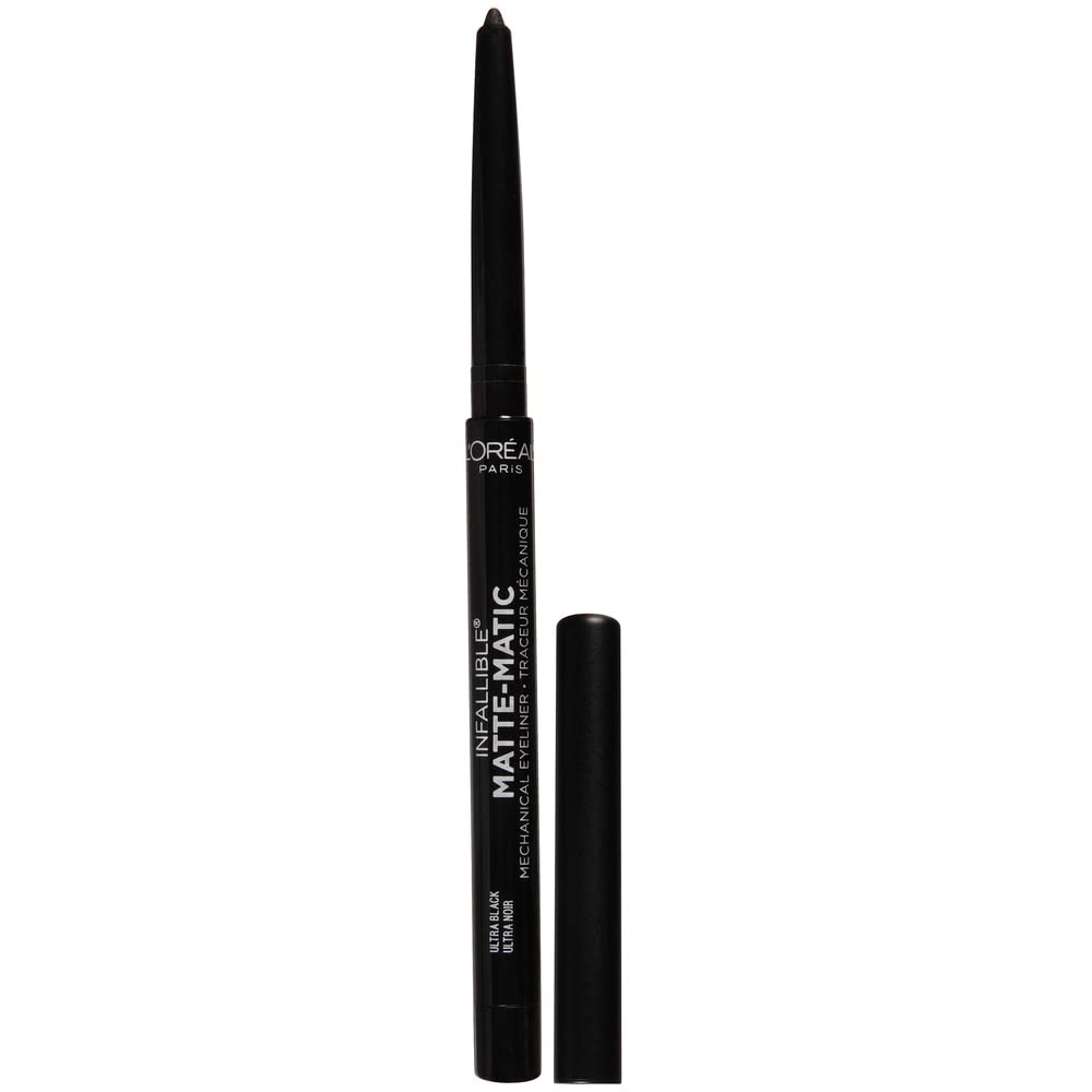 L'Oreal Paris Infallible Matte-Matic Mechanical Eyeliner, Ultra Black, 0.01 Oz.