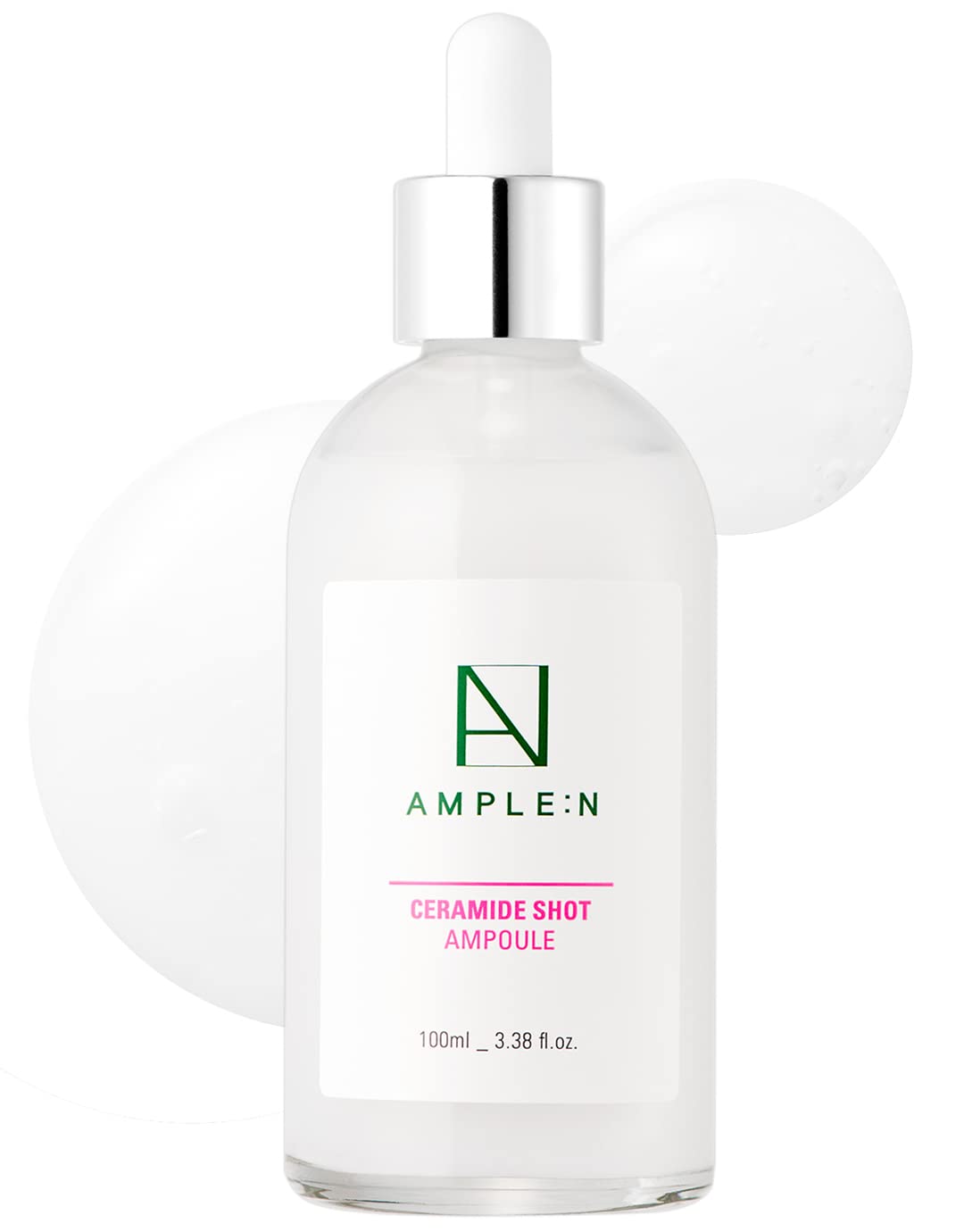 AMPLE:N Ceramide Shot Serum - Anti Aging and Hydrating Serum with Ceramide for Deep Moisturization - For Dry & Rough Skin to Red