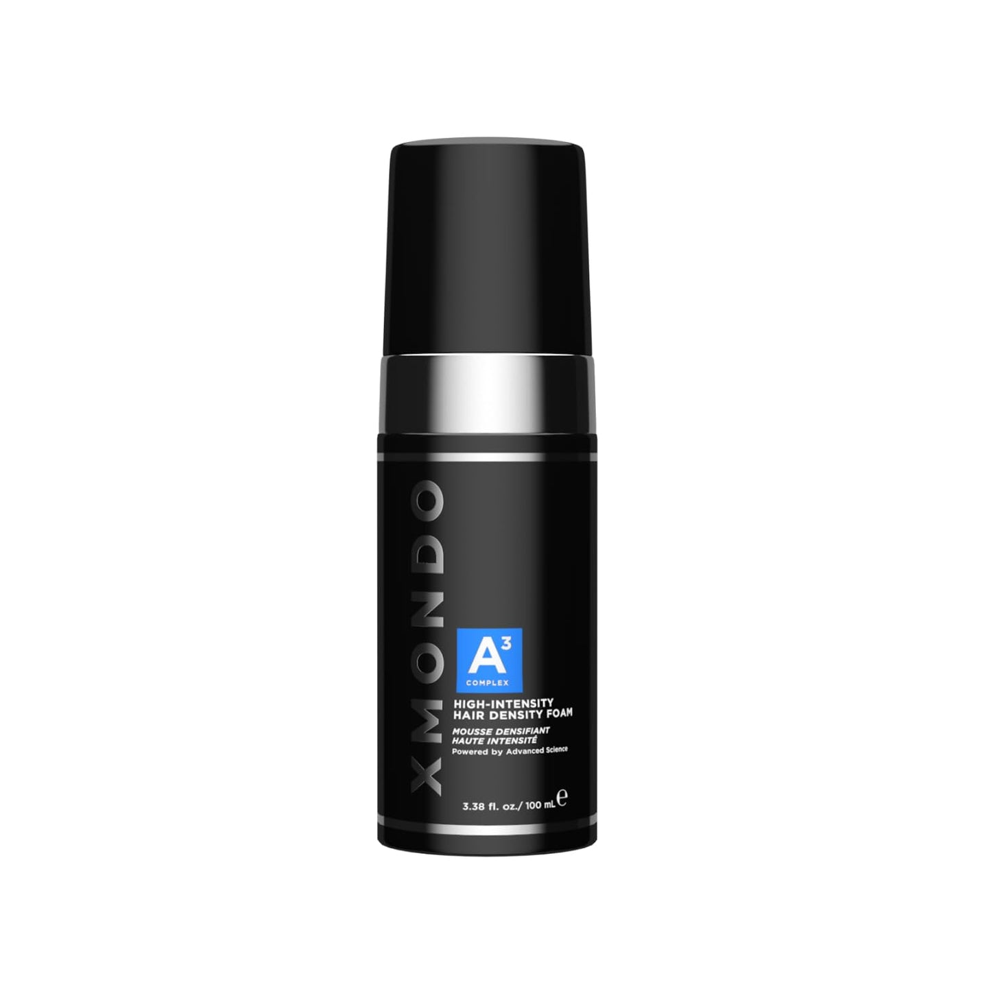 XMONDO Hair A3 Complex Scalp Foam for Hair Density | Vegan Formula with Biollagen & Amaranth, Fast-Acting Plant Actives For Amplified Volume & Visibly Fuller, Healthier-Looking Hair, 3.38 Fl Oz