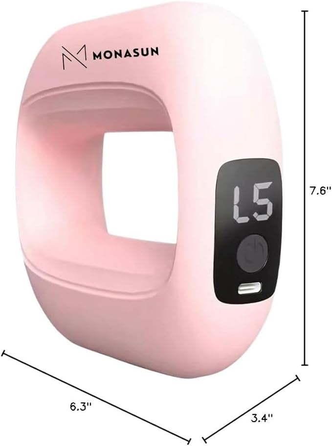 Deep Tissue Massage Gun Portable β Mini Massage Gun with Hands-Free Strap β Handheld Massager for Athletes, Travel, Full-Body Pain Relief β 5 Speed Levels and Quiet Percussion