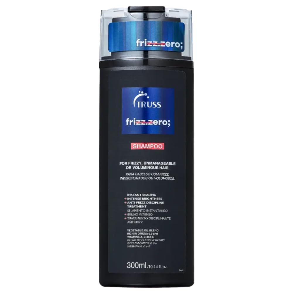 Truss Frizz Zero Shampoo - Shampoo For Frizzy Hair - Anti Frizz, Anti Humidity Formula Protects Against Moisture While Providing