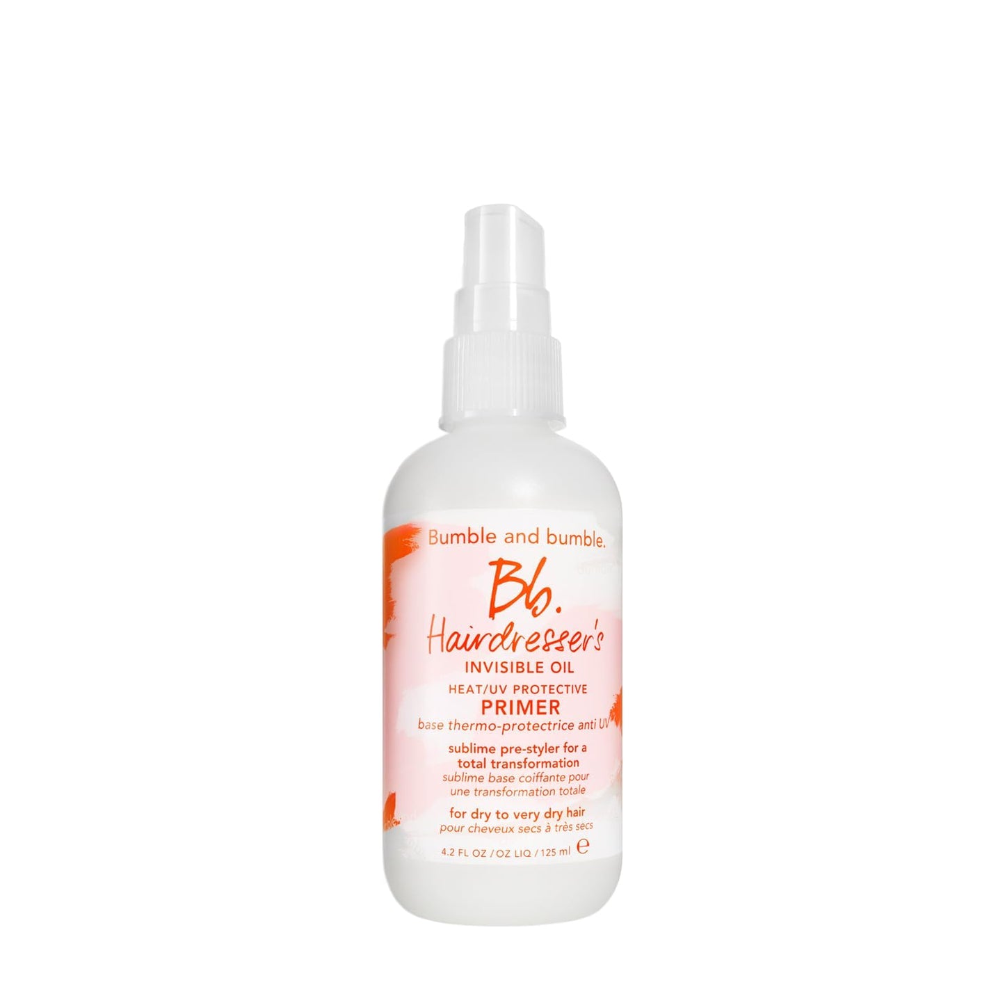 Bumble And Bumble. Hairdresser'S Invisible Oil Uv/Heat Protection Leave-In Conditioner Hair Primer, 4.2 Fl. Oz.