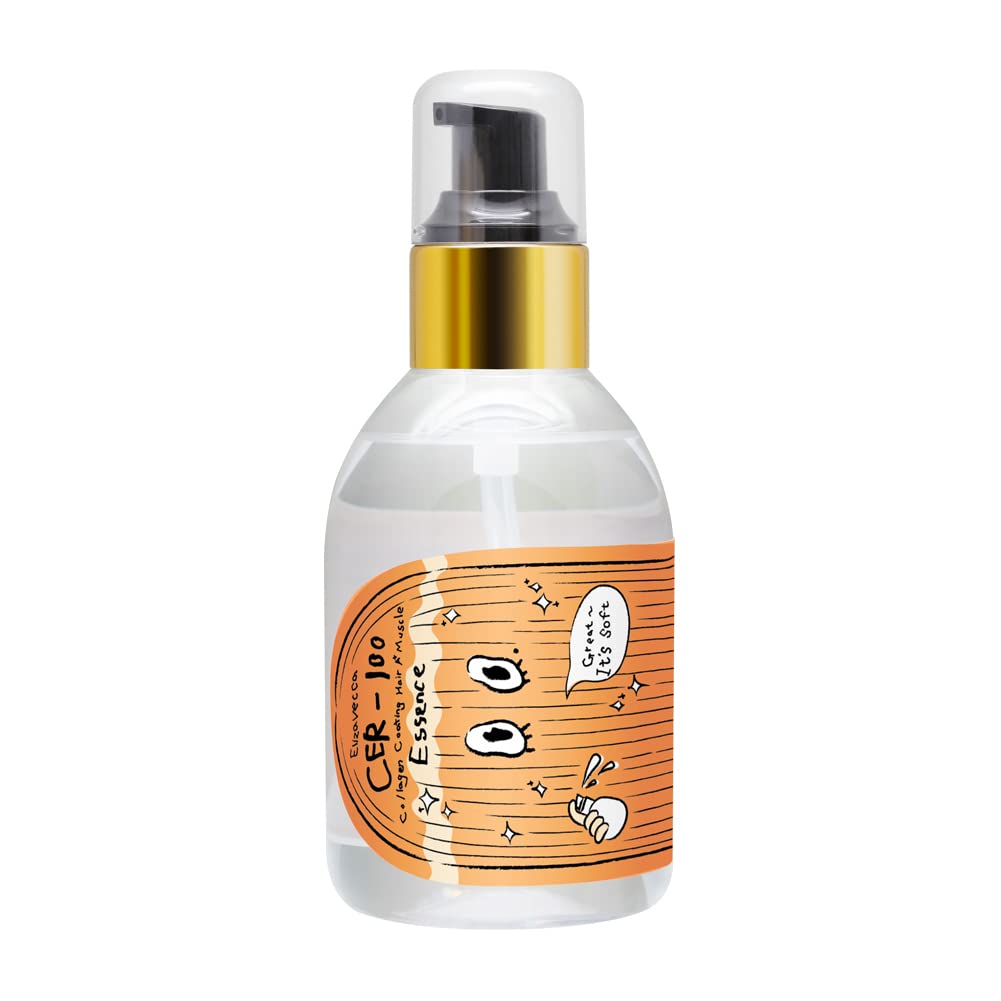 Elizavecca CER-100 Collagen Coating Hair A+ Muscle Essence 150ml/5.07 fl.oz. - Leave-In Hair Treatment Oil | Hair Essence Serum