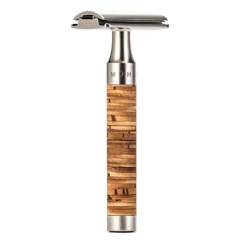 Mhle Rocca Stainless Steel Birch Bark Safety Razor