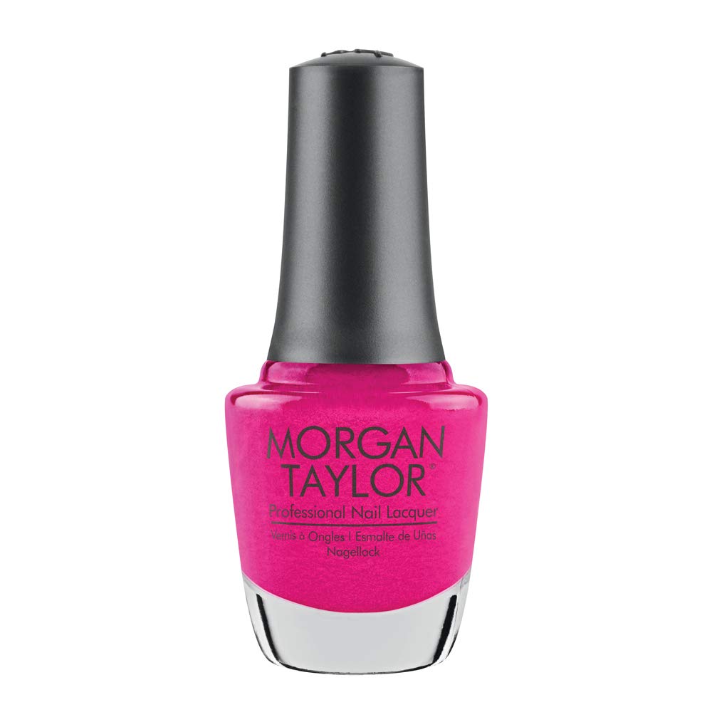 Morgan Taylor Nail Lacquer (All Dolled Up) Hot Pink Nail Polish, Finger Nail Polish, Long Lasting Nail Polish, Hot Pink Nail Lac
