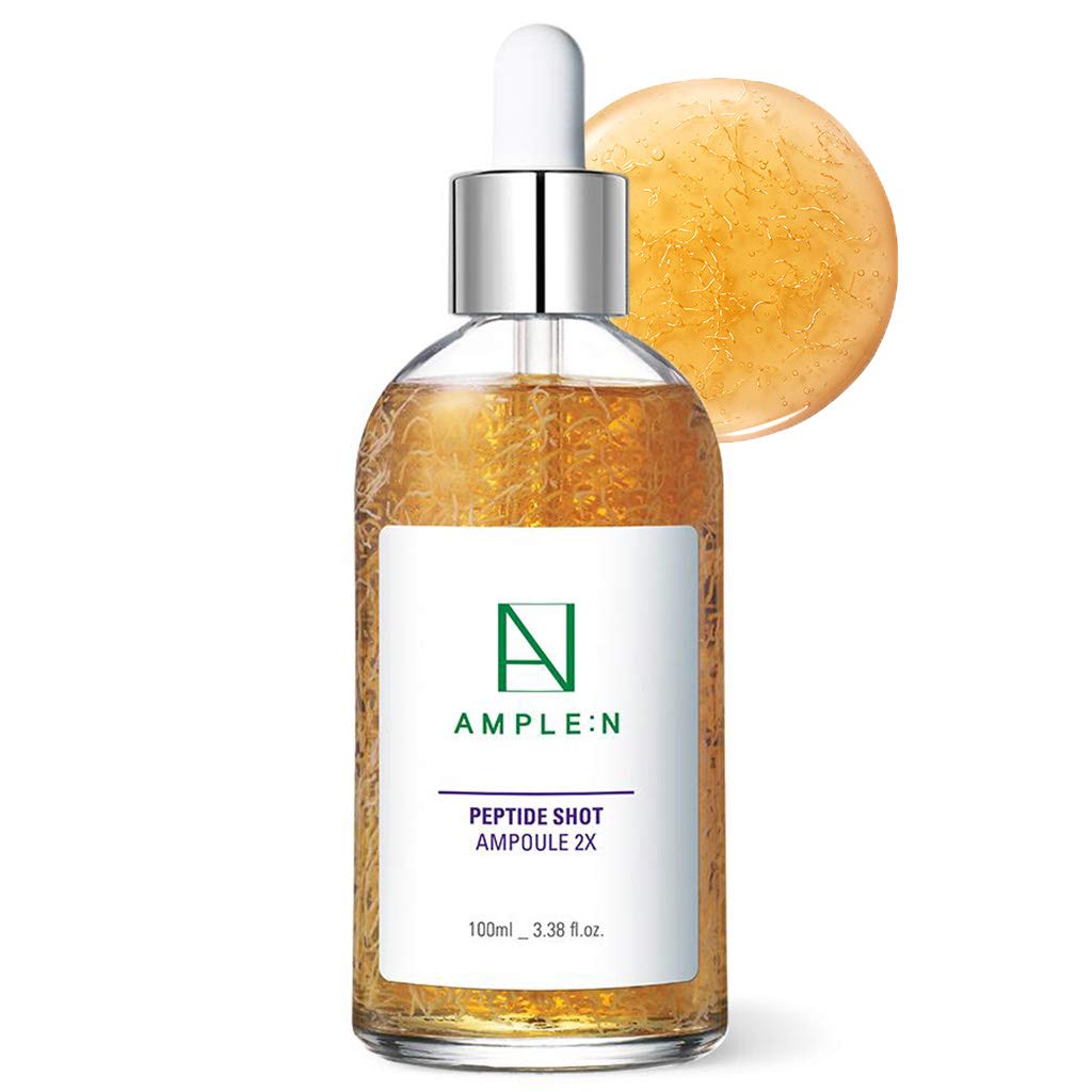 Ample:N Peptide Shot Serum 2X - Intensive Age Defying Concentrate Face Serum With Peptide Threads - Erasing Wrinkles And Improve