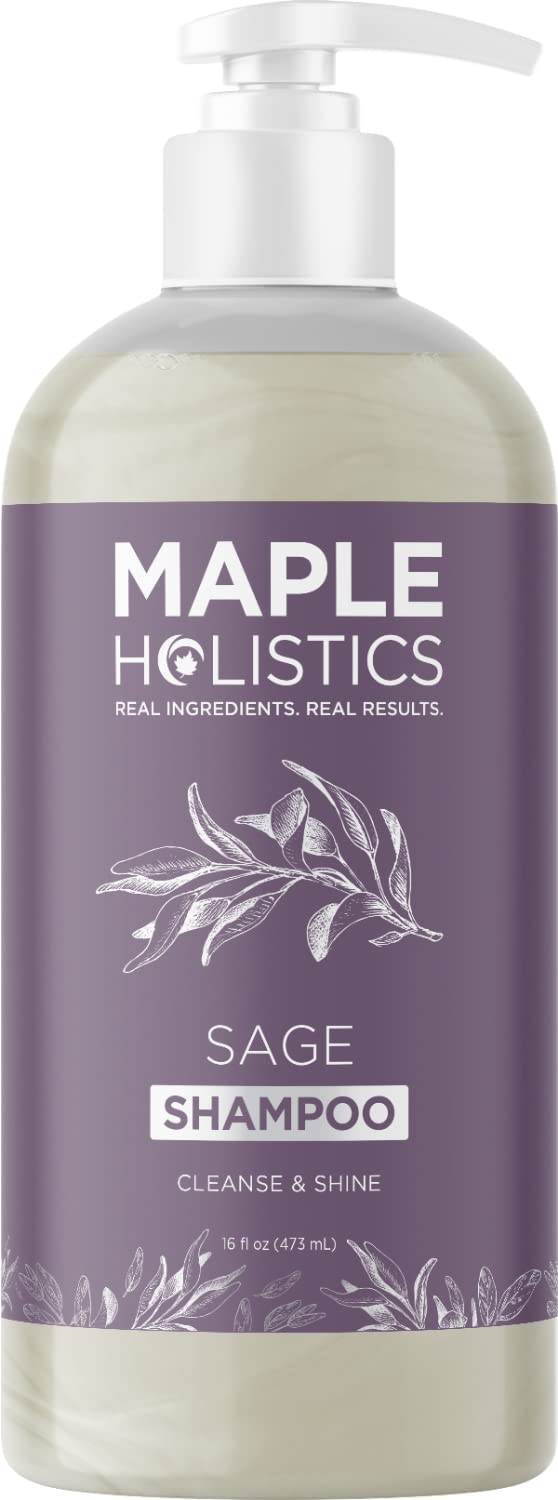 Sage And Rosemary Shampoo Sulfate Free - Ultra Clarifying Shampoo For Build Up And Dry Scalp Treatment With Cleansing Essential