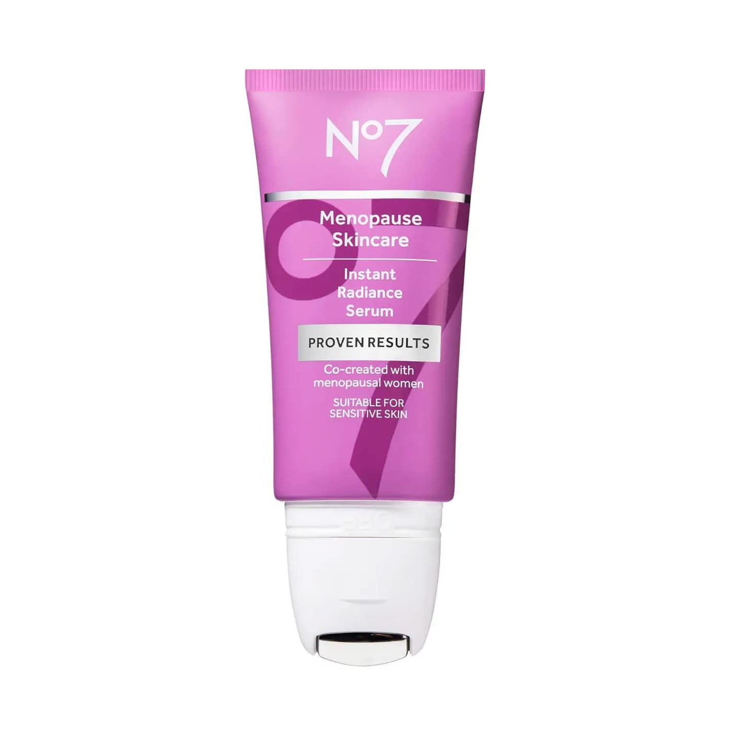 No7 Menopause Skincare Instant Radiance Serum - Hydrating Facial Serum With Hyaluronic Acid + Collagen Peptides For Firmer, Heal