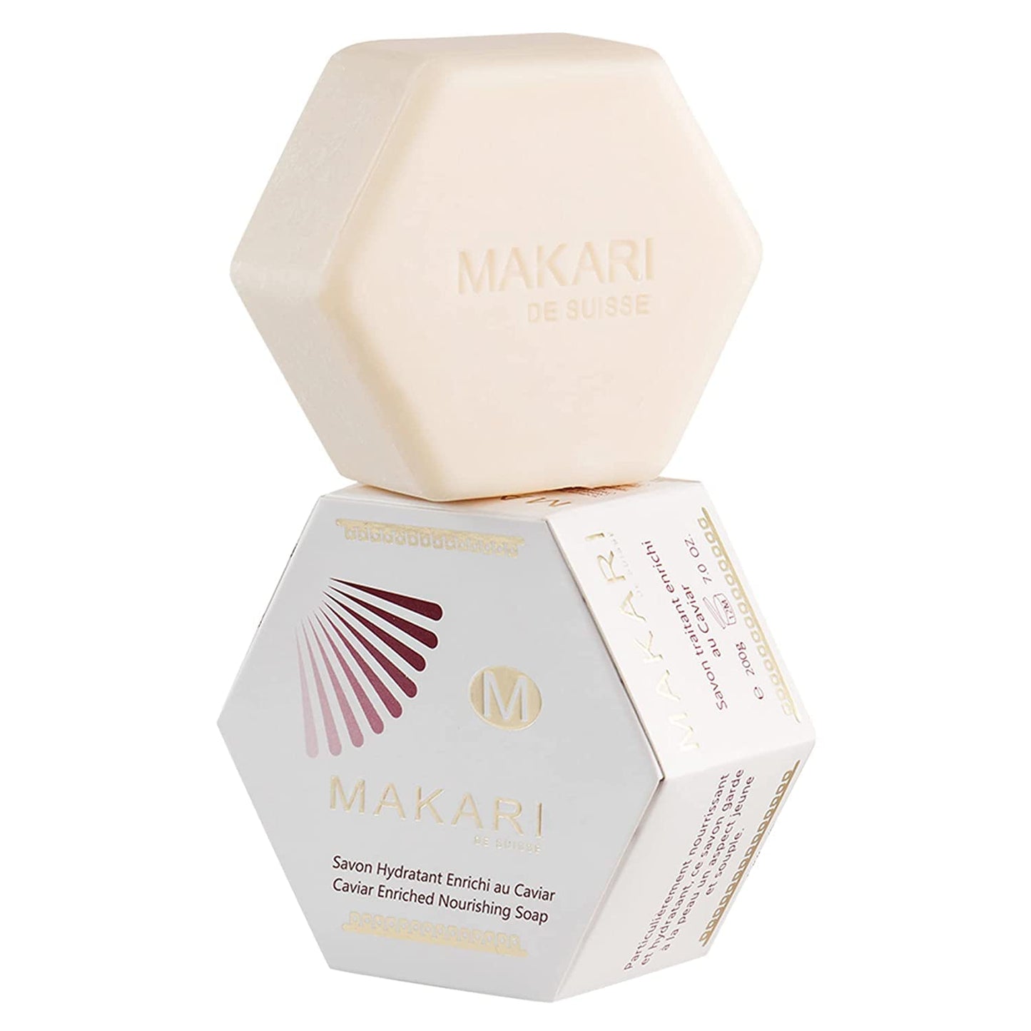 Makari Classic Caviar Enriched Treatment Soap 7.0 Oz - Moisturizing & Brightening Bar Soap For Face & Body - Anti-Aging Cleanser