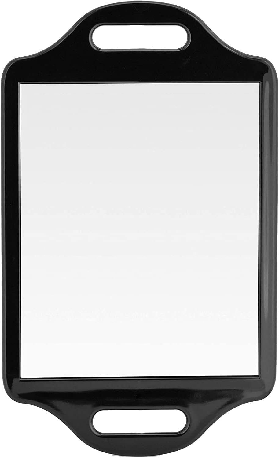 Mirrorvana X-Large Barber Hand Held Mirror With Double Comfy Handles - Big & Long Back Of Head Mirror For Men'S Haircut, Barbers