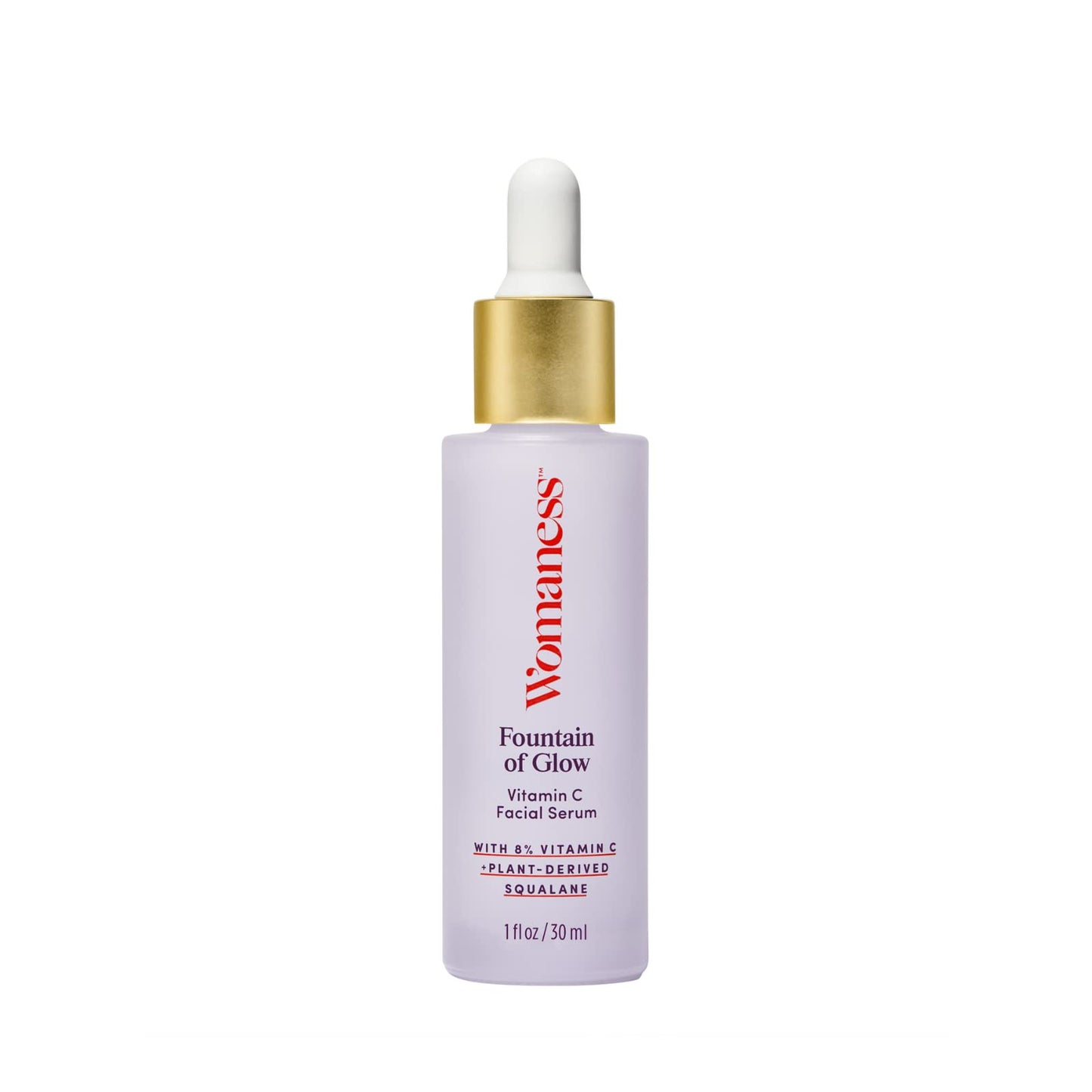 Womaness Fountain Of Glow Vitamin C Face Serum - Menopause Support Brightening Serum For Improving Dull & Uneven Skin Tone - Sup