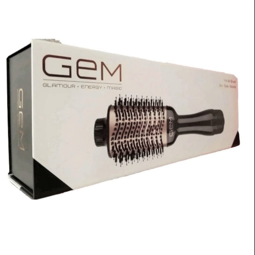 Online Brands Gem Hot Air Styling Brush For Dry Style Volume Black/Rose Gold
