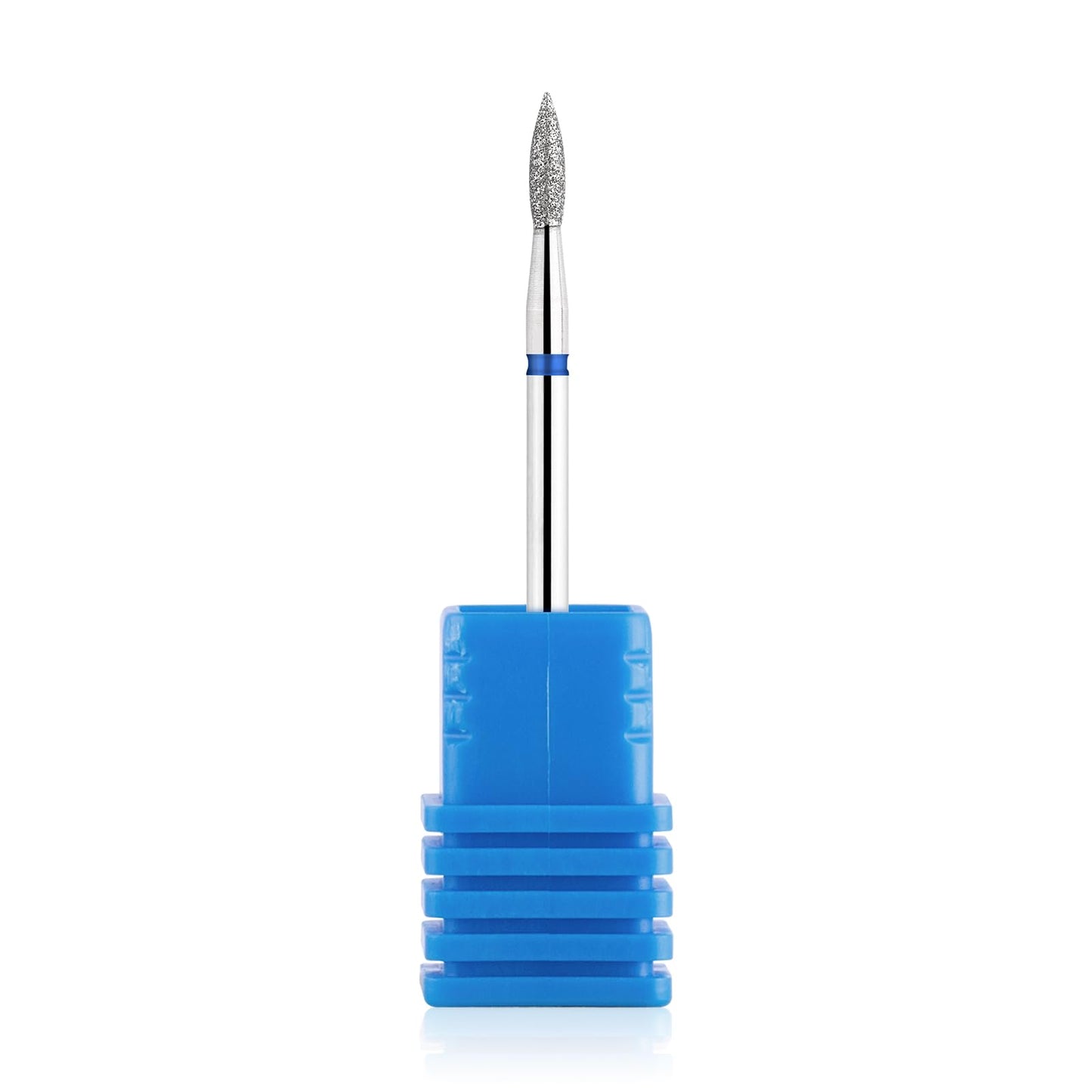NMKL38 Cuticle Nail Drill Bits Flame Shape 3/32” Professional Safety Cuticle Clean Tool Dead Skin Remover Manicure
