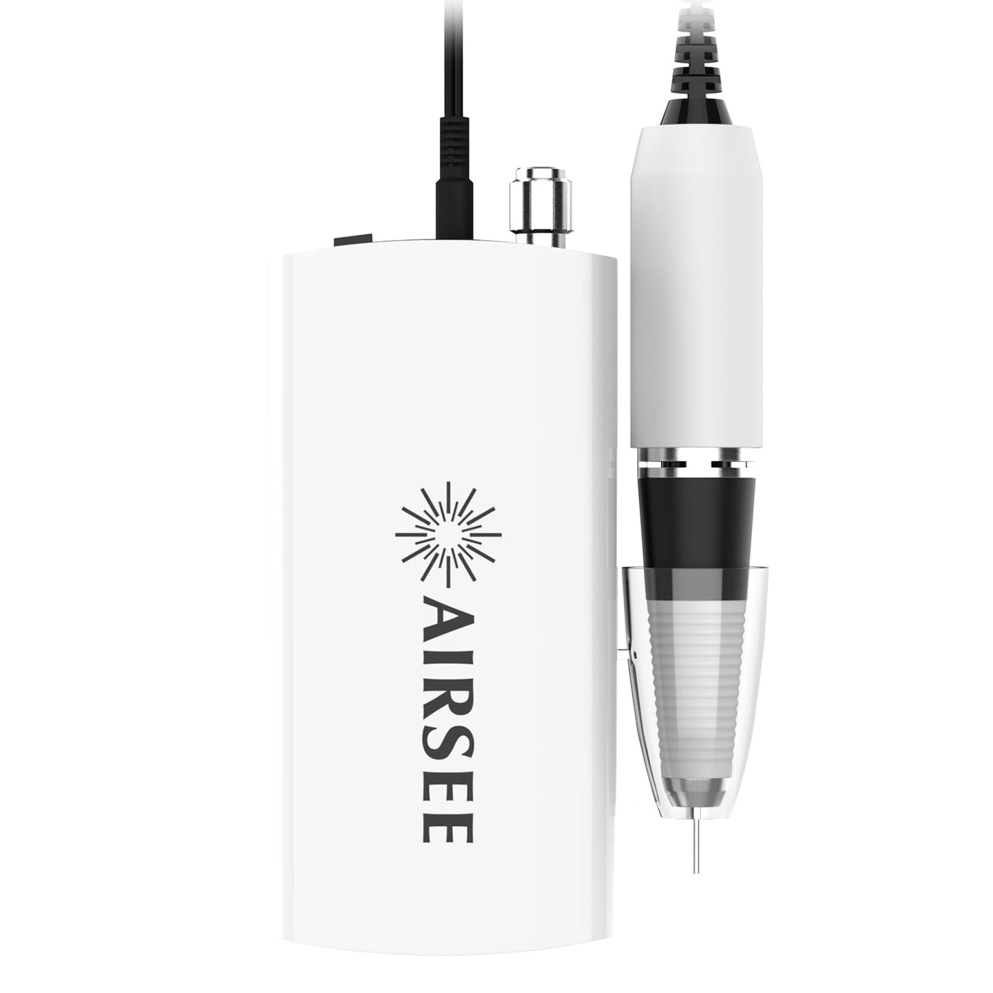 Airsee Professional Rechargeable 30000 Rpm Nail Drill Machine Portable Efile Electric Nail File Wireless Manicure Pedicure Set A