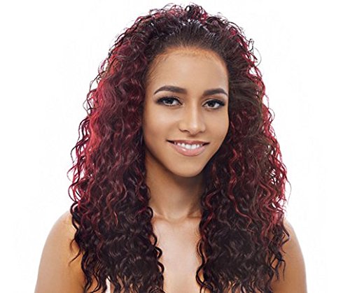 Janet Collection New Easy Quick Agatha Half Wig (1B - Off Black)