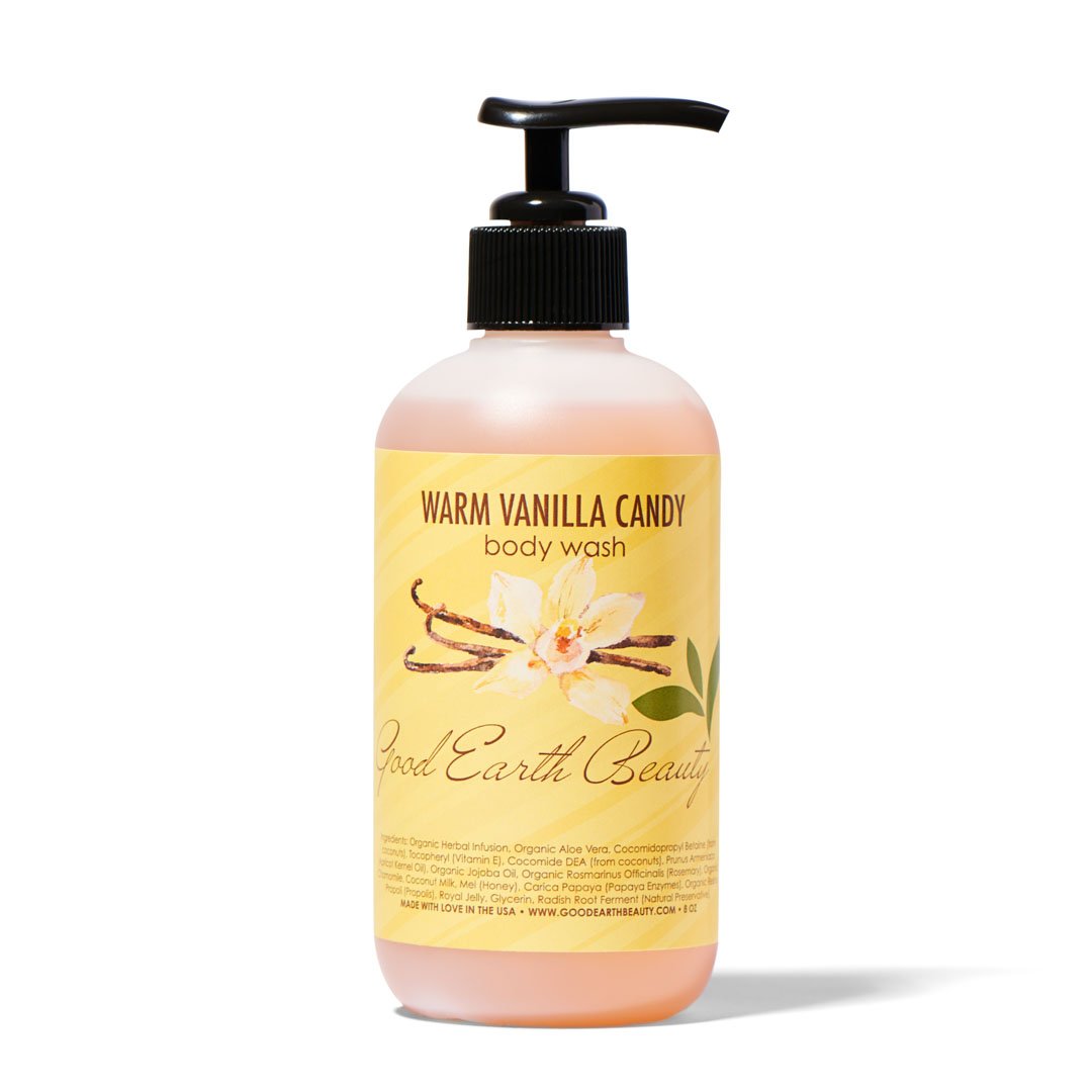 Good Earth Beauty - Body Wash - Warm Vanilla - Natural - 8 Ounce