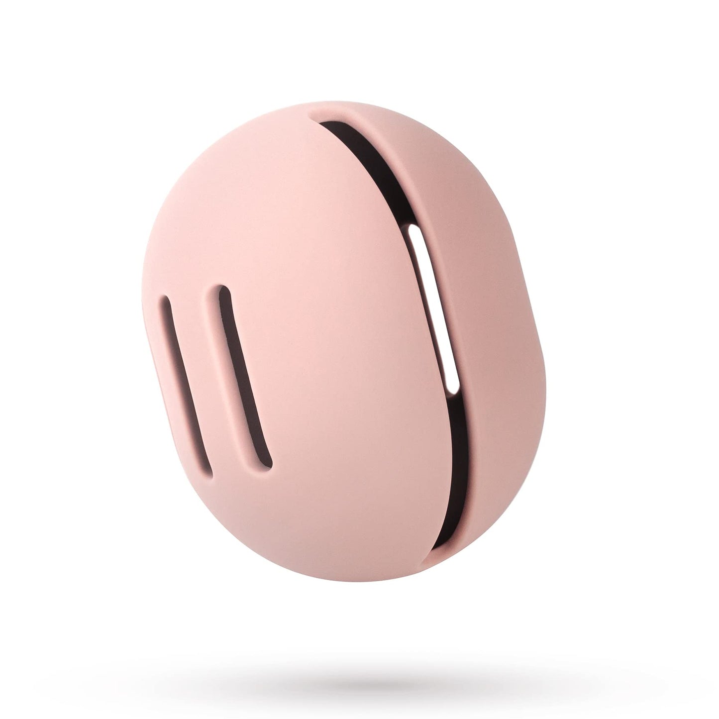 FERYES Makeup Sponge Holder - Shatterproof Eco-Friendly Silicone Beauty Make Up Blender Case for Travel - Pink