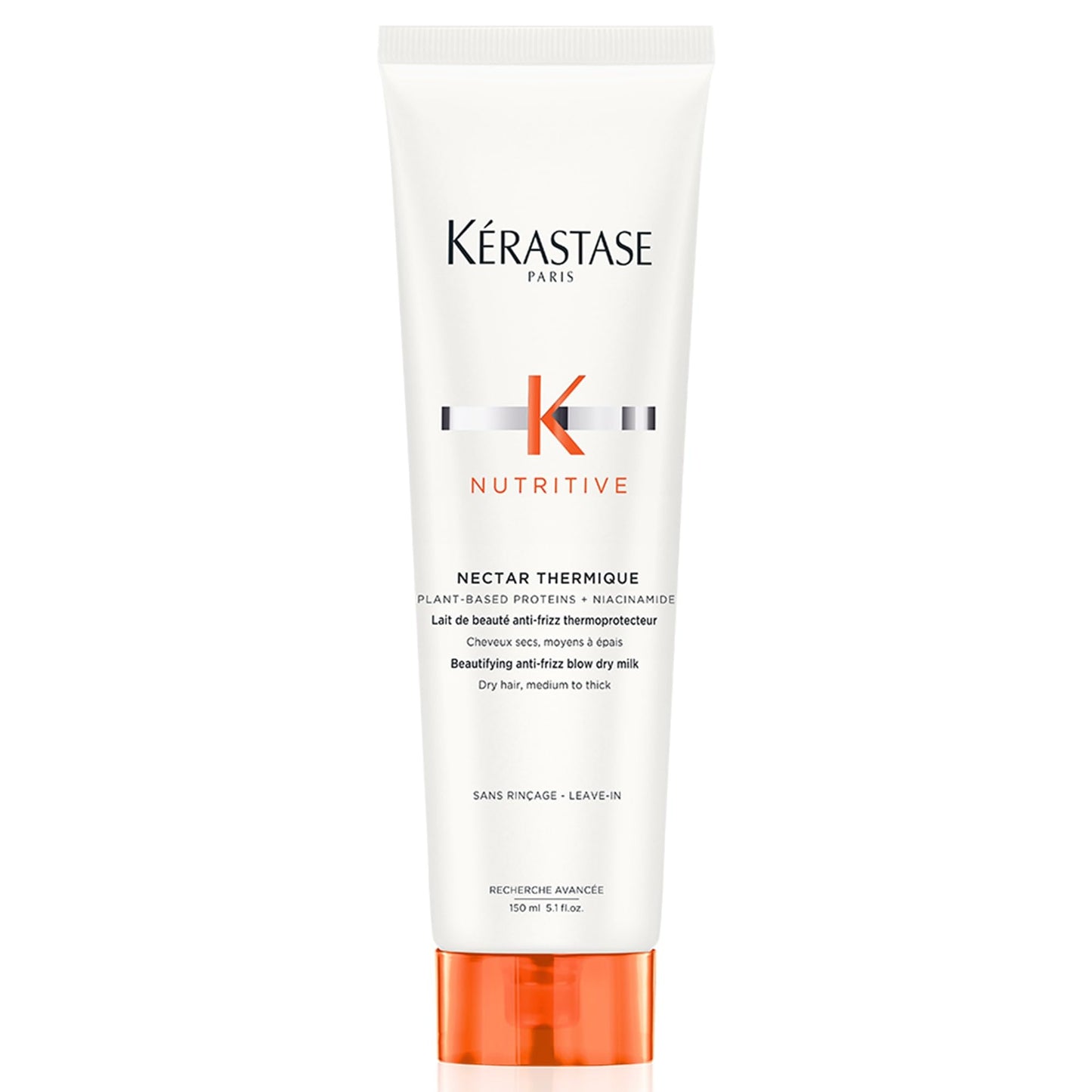 Kerastase Nutritive Heat Protecting Cream | Nourish And Smooth Frizz | Instant Softness & Shine After Blow Dry Or Heat Styling |