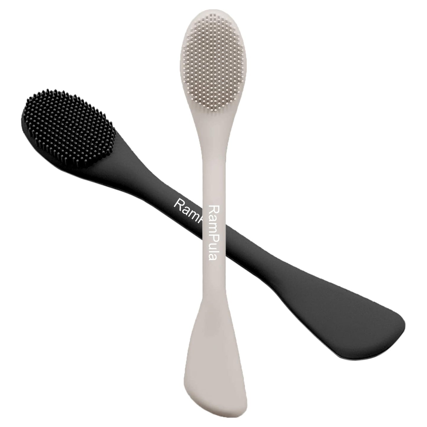 Face Mask Brush Applicator, Mask Brushes For Facials Cleansing & Exfoliating, Facial Clay Mask Applicator Tool Silicone Mask Spa
