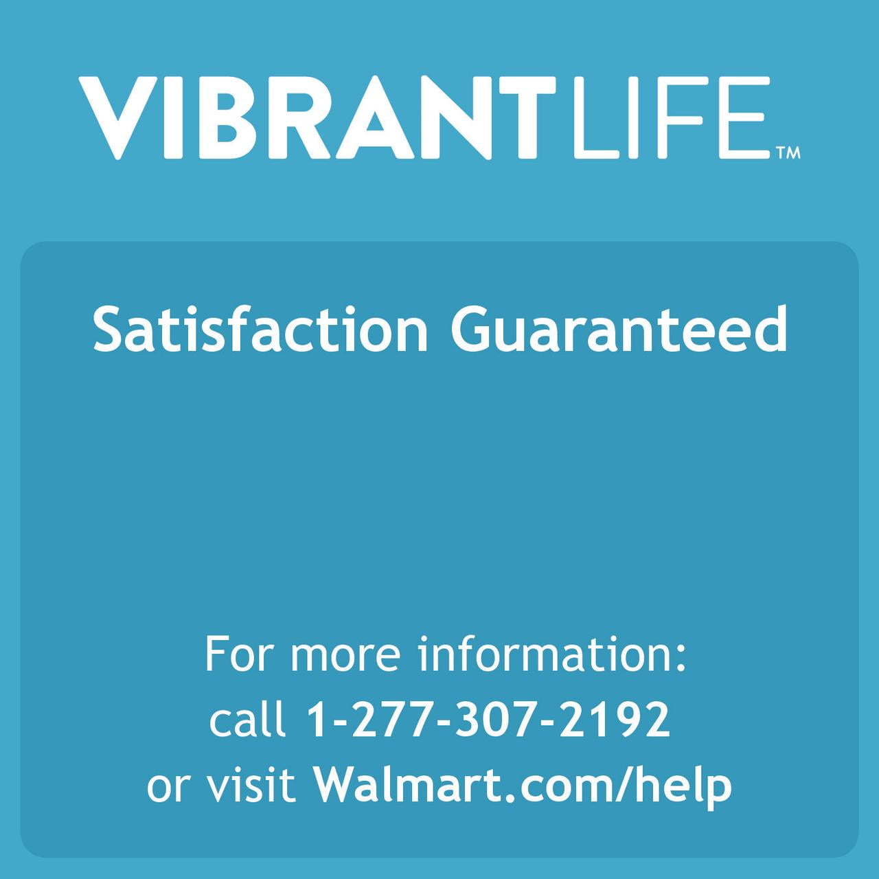 Vibrant Life Thick Cord Pet Bed for Dogs & Cats, Bolster, Thick Cord Plush, Machine Washable, Tan, 27" x 21"