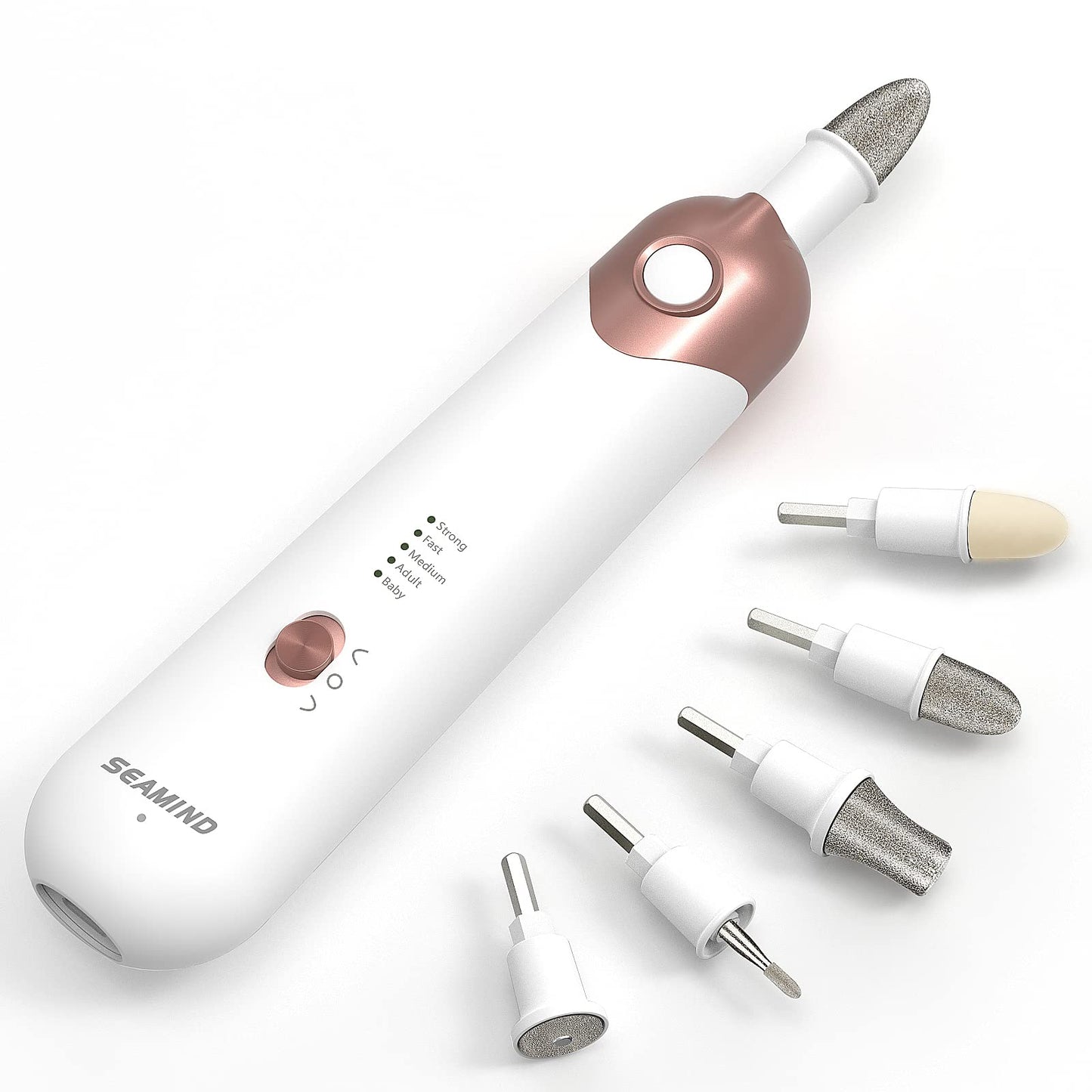 Electric Manicure Pedicure Kit, Electric Nail File For Natural Nails,Nail Grinder For Thick Nails,Hand & Foot File Trimmer Buffe