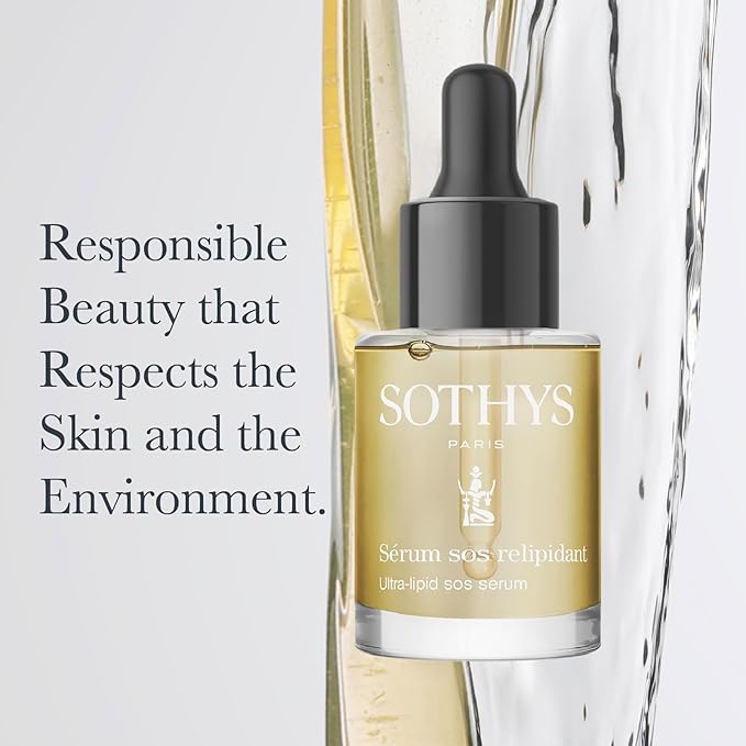 SOTHYS Ultra-Lipid SOS Serum - Face Serum with Vitamin E | Anti Aging Moisturizer For All Skin Types