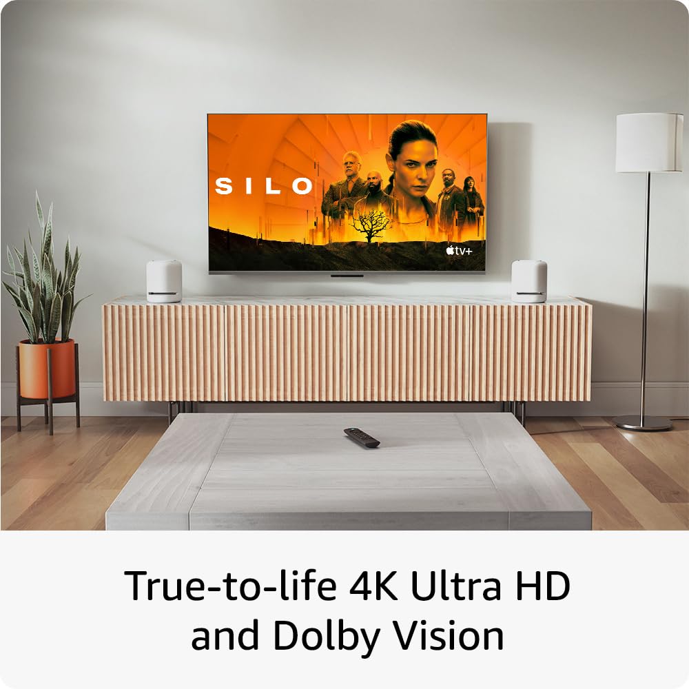 Amazon Fire TV Stick 4K Max streaming device (newest model) with AI-powered Fire TV Search, supports Wi-Fi 6E, free & live TV without cable or satellite
