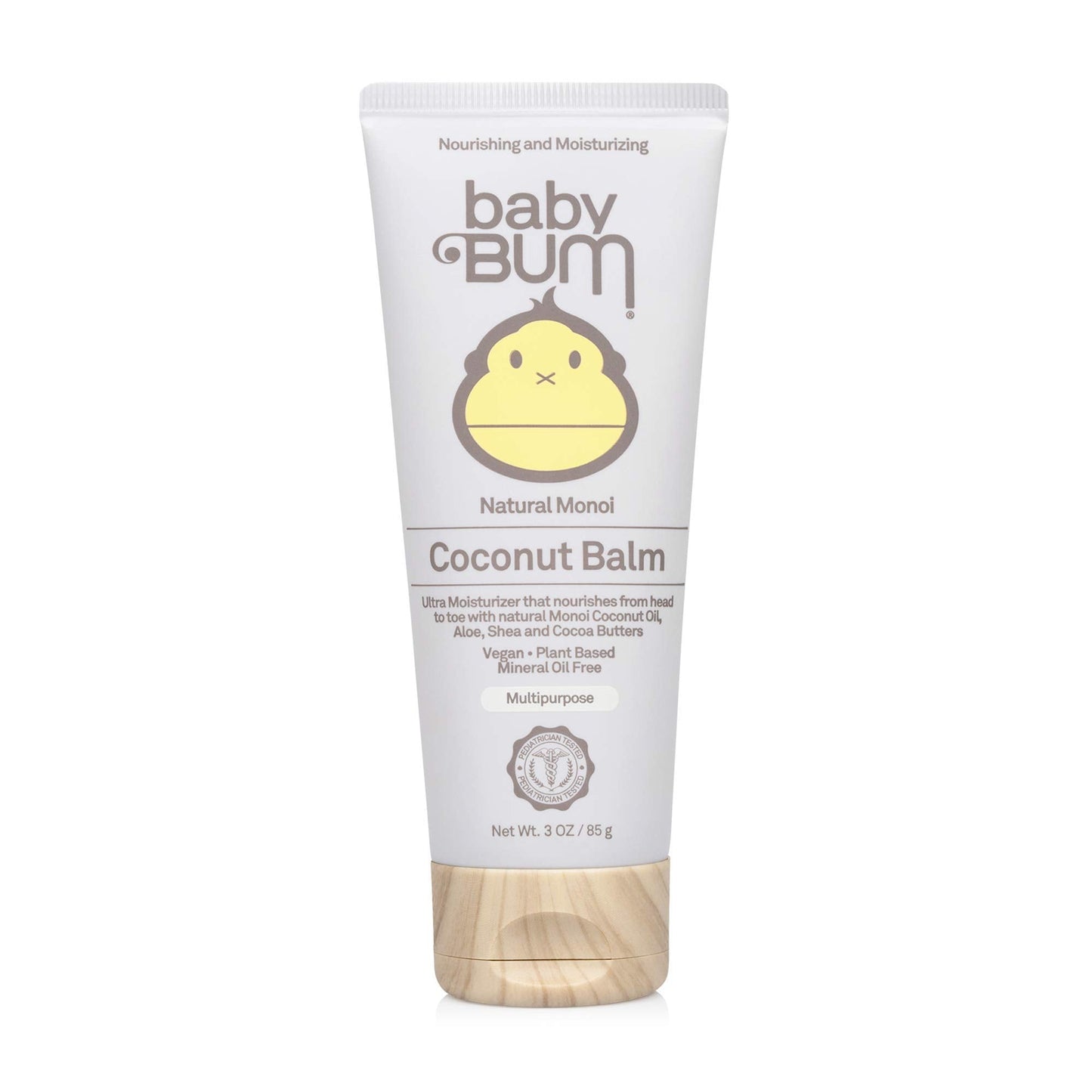 Baby Bum Monoi Coconut Balm | Natural Multipurpose Moisturizing Coconut Oil For Sensitive Skin With Shea And Cocoa Butter| Natur