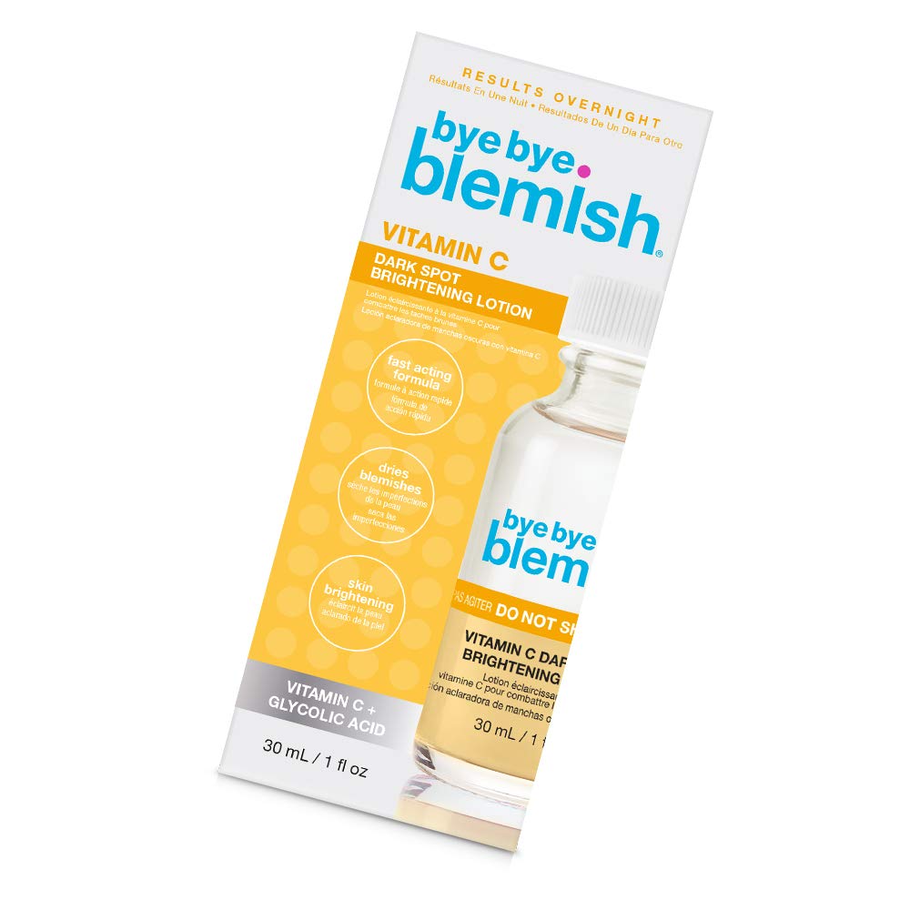 Bye Bye Blemish Dark Spot Lotion Vitamin C | Assists With Drying Blemishes And Brightening Skin | Fast Acting Solution | 1 Fl. O