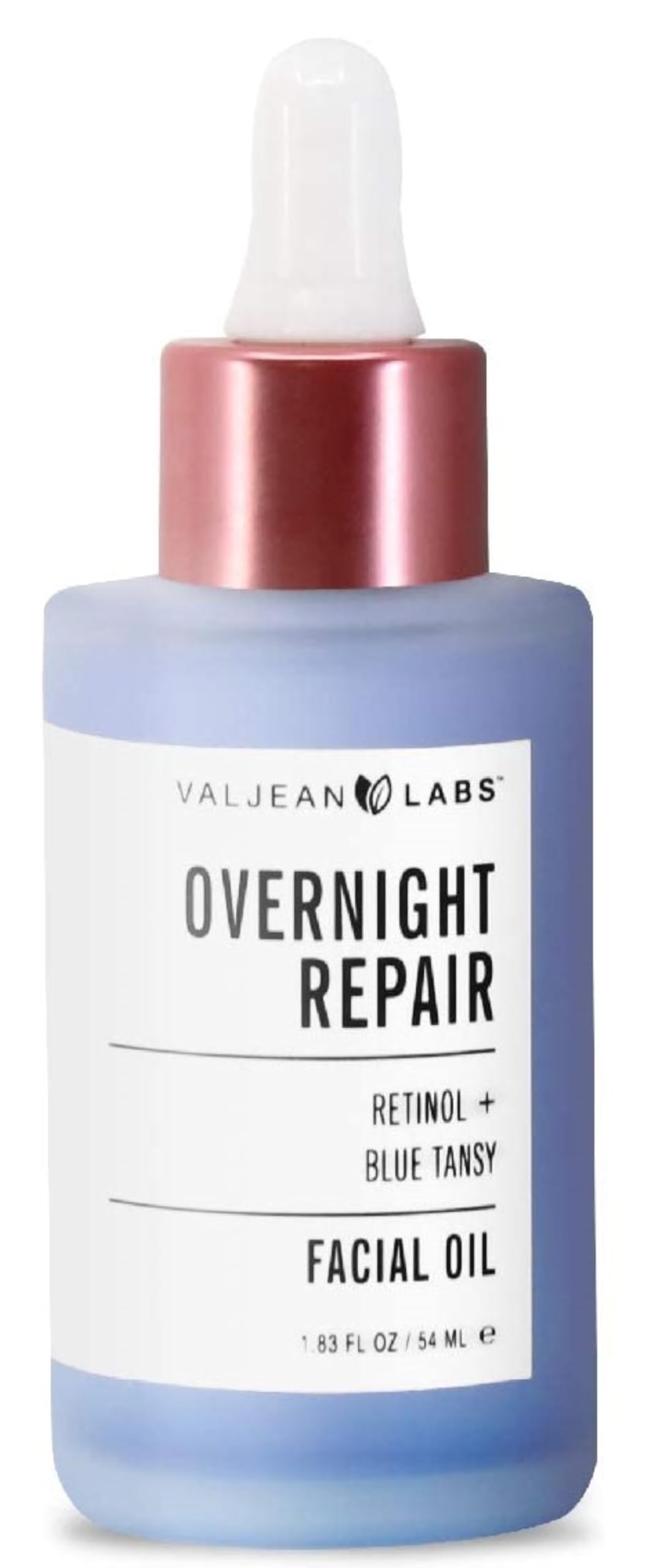 Valjean Labs Overnight Repair Facial Oil | Retinol And Blue Tansy | Helps To Even Skintone, Calm And Soothe Redness | Cruelty Fr