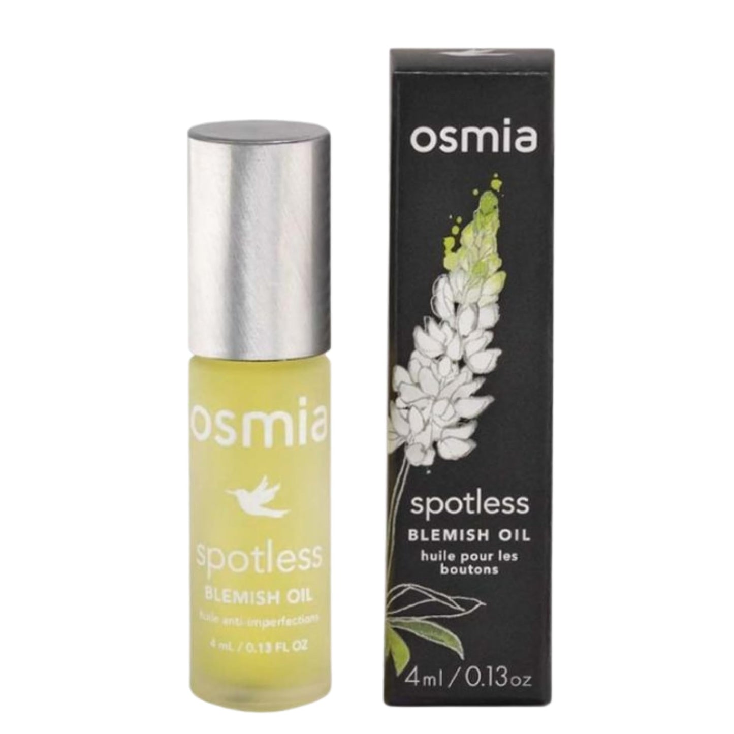 Osmia Skincare - Natural Spotless Blemish Facial Oil | Evening Primrose, Lavender, Cajeput, + Lemon Oils | Clarify, Cleanse | Cl