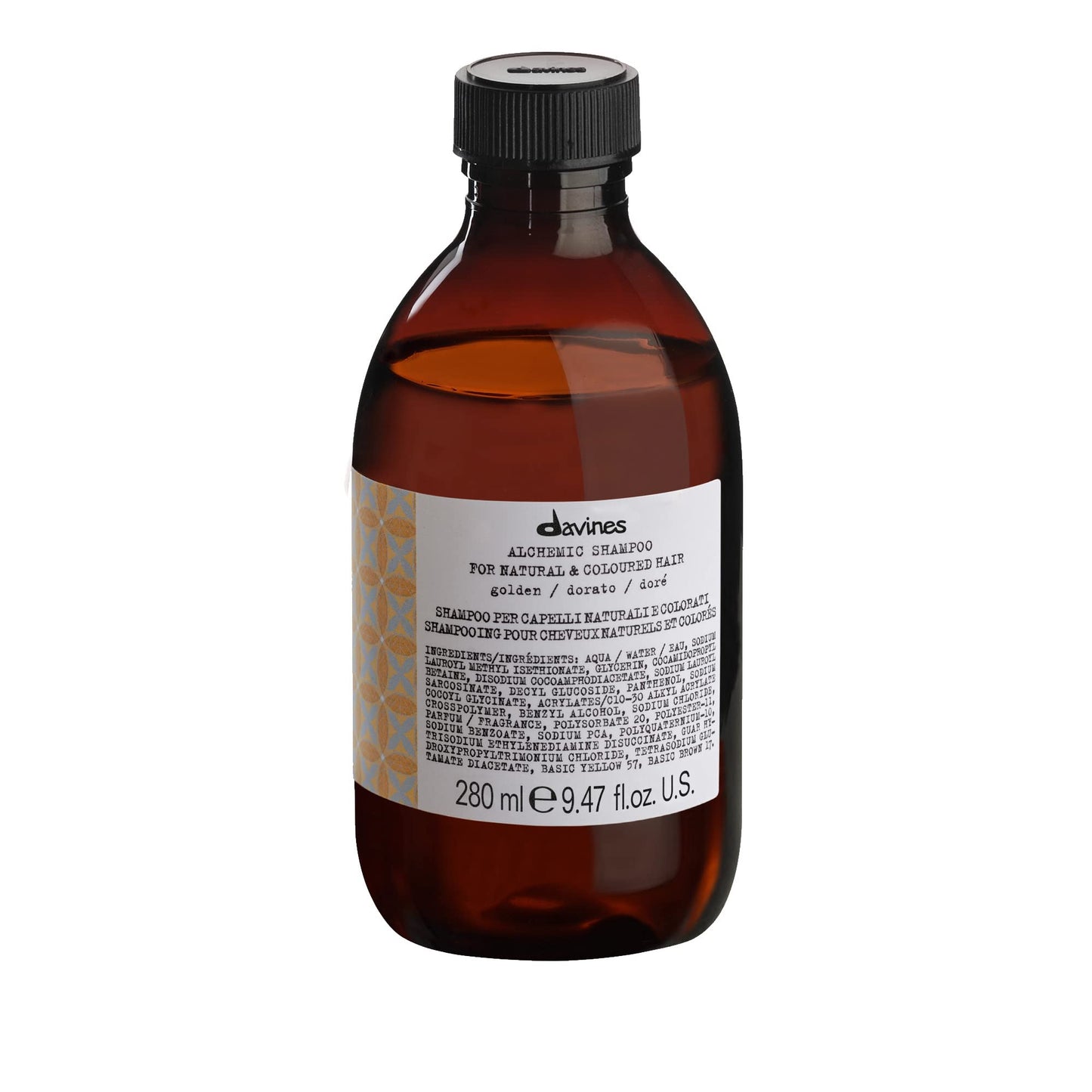 Davines Alchemic Shampoo, Golden, 9.47 Fl. Oz.