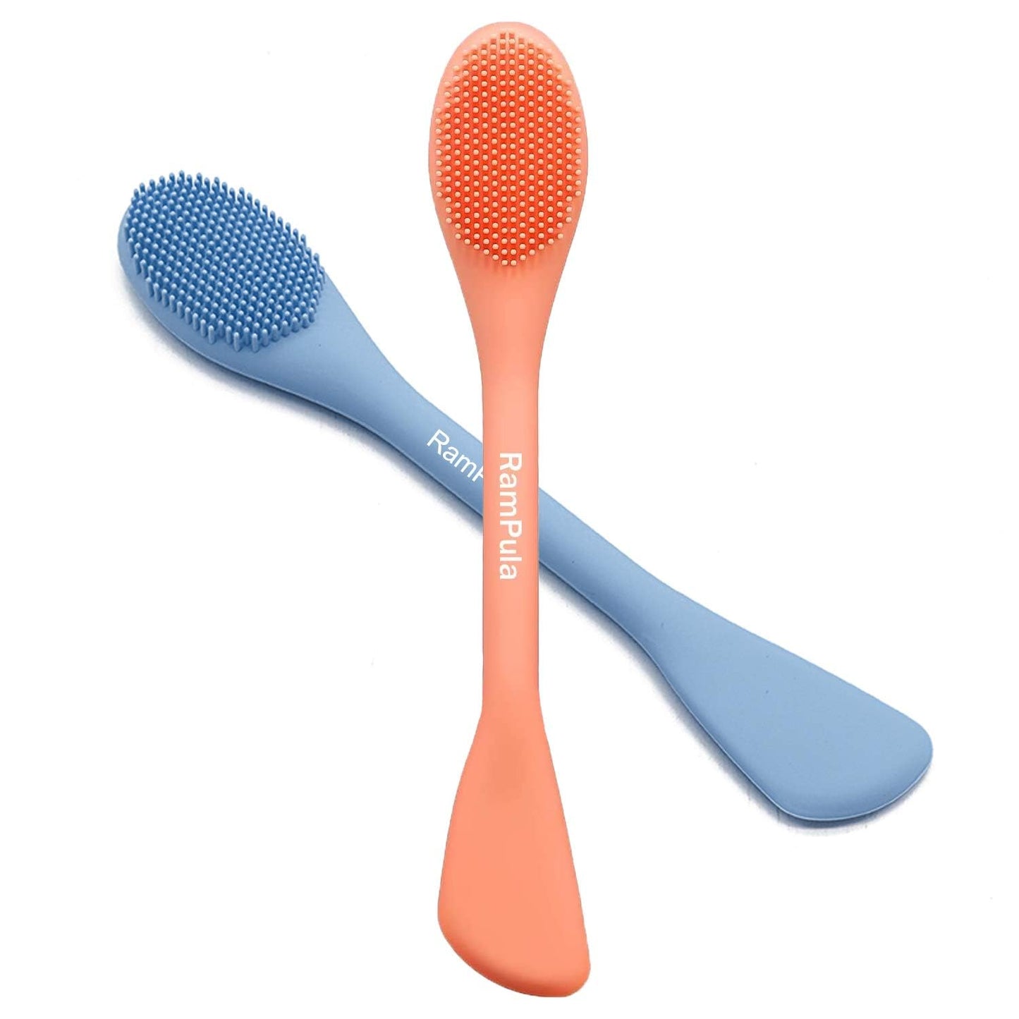 Rampula Silicone Face Mask Brush, Face Scrubber For Gentle Exfoliating & Hairless Moisturizers Applicator Tools For Apply Mud, C