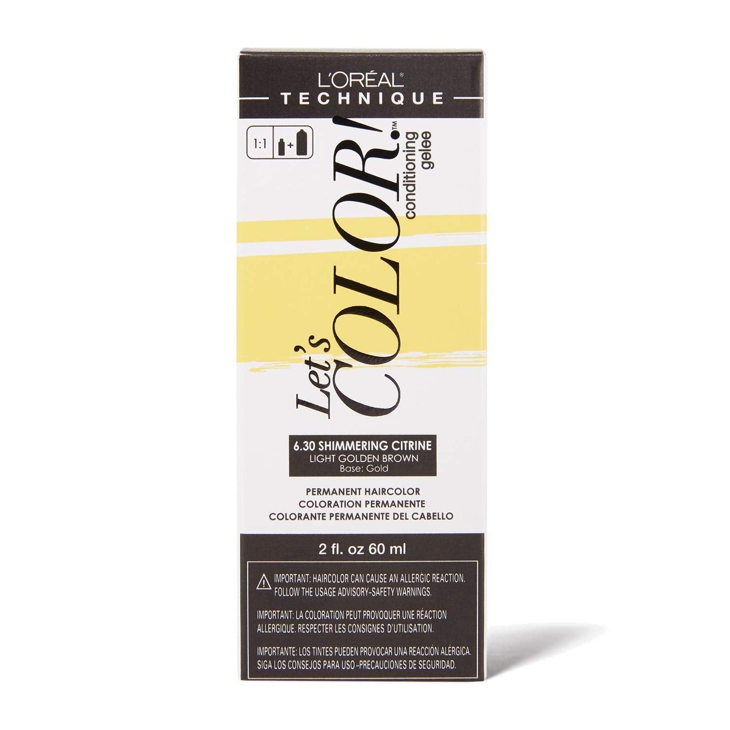Let'S Color! Conditioning Gelee Permanent Haircolor 6.30 Shimmering Citrine