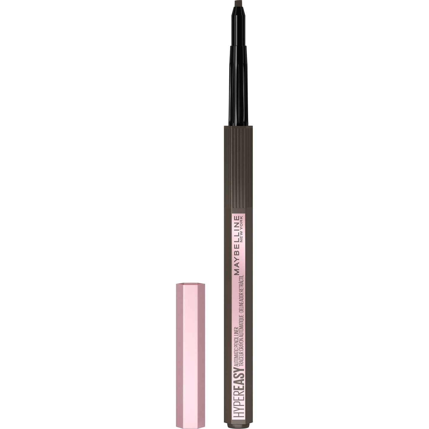 Maybelline New York Hyper Easy No Slip Pencil Eyeliner Makeup, Deep Brown, 0.001 Oz.