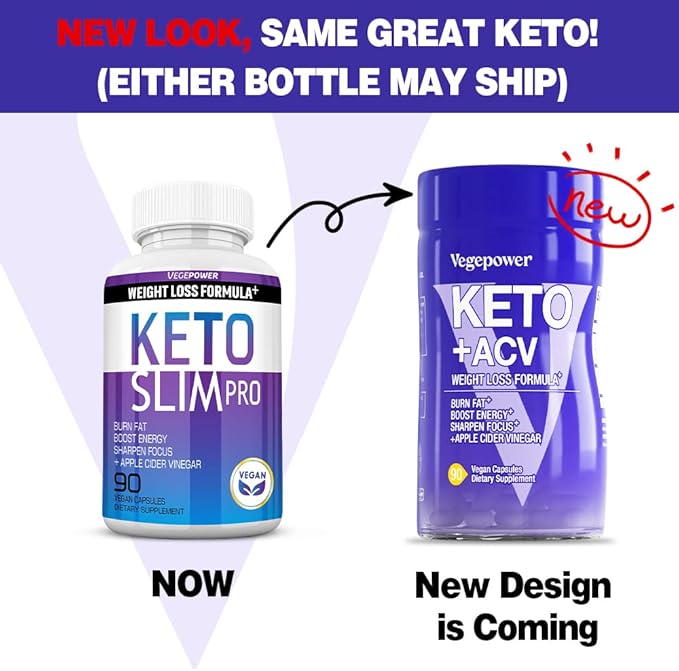 Keto Weight Loss Pills - Fat Burner for Women and Men with Apple Cider Vinegar - Natural Appetite Suppressant, Weight Management & Metabolism Booster - 180 Keto ACV Capsules