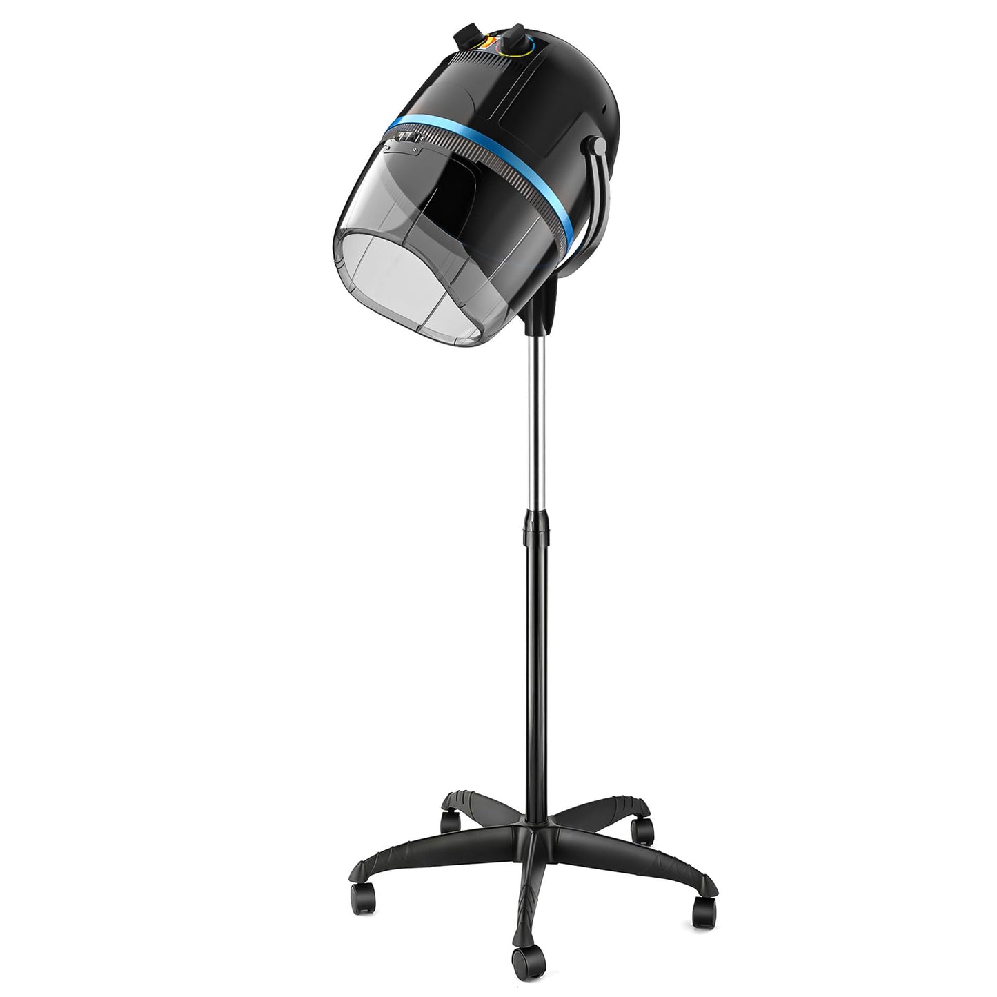 Nova Microdermabrasion Professional Hooded Floor Hair Dryer Adjustable Bonnet Hair Dryer Stand Up with Timer and Rolling Wheels for Beauty Spa Home Salon Equipment