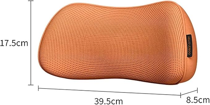 Car Fit for Seat Lumbar Ergonomic Waist Pillow Waist Cushion Breathable Lumbar Support Vehicle Office Car Accessories(White)