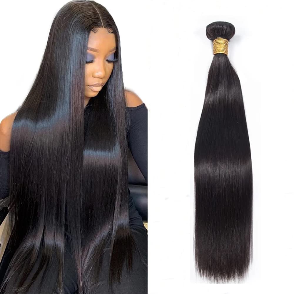 10A Straight Hair 1 Bundles Brazilian Virgin Human Hair Bundles Straight 18 Inch 100% Unprocessed Virgin Hair 1 Bundles Straight