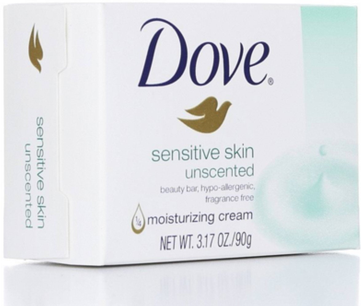 Dove Bar Soap For Sensitive Skin 3.15 Oz (Pack Of 4)