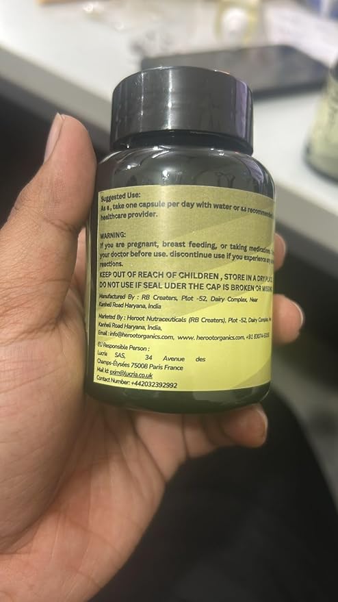 Organic Spirulina Protein Powder Capsules - Vitamins & Minerals for Energy - Vegetarian, Gluten Free 100% Pure Superfood for Optimal Health (120 Capsules)