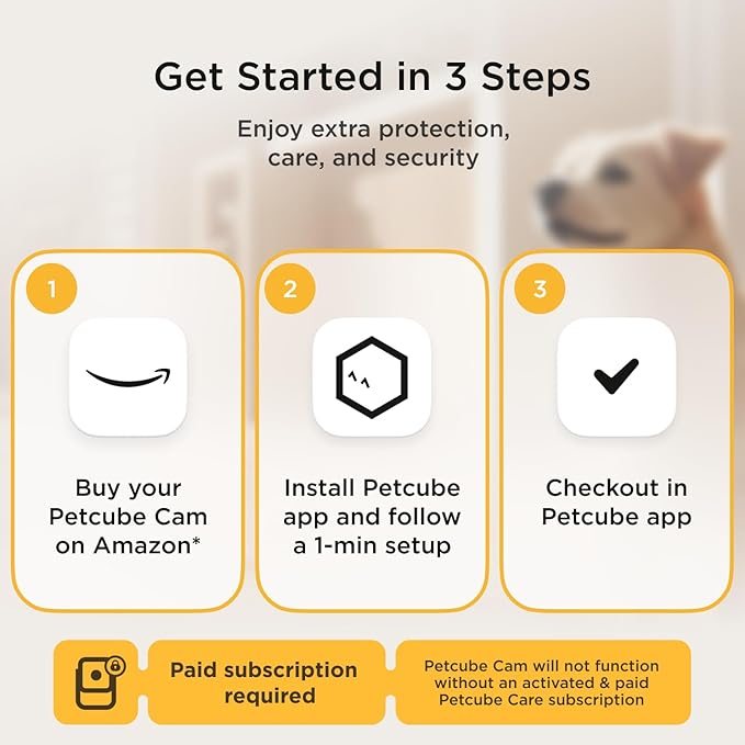 Petcube Security Camera (Cam with Subscription)