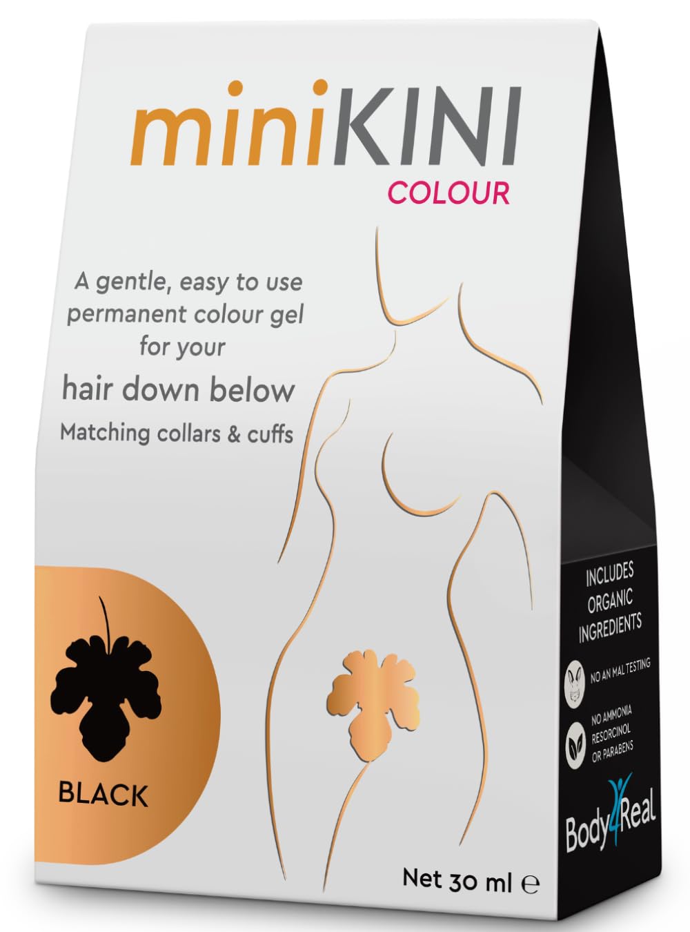 Minikini Colour - Organic Color For Bikini Hair Black