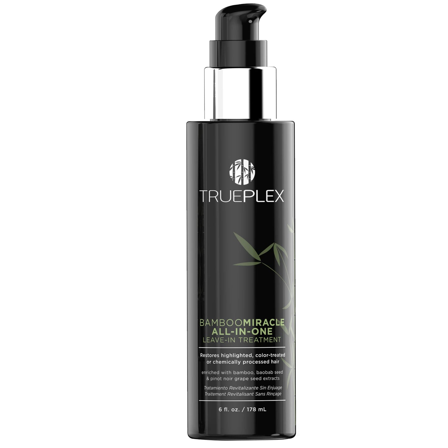 Keratherapy Trueplex Bamboo Miracle All-In-One Conditioning Treatment, 6 Oz., 178 Ml - Vegan Leave In Hair Strengthener With Bao