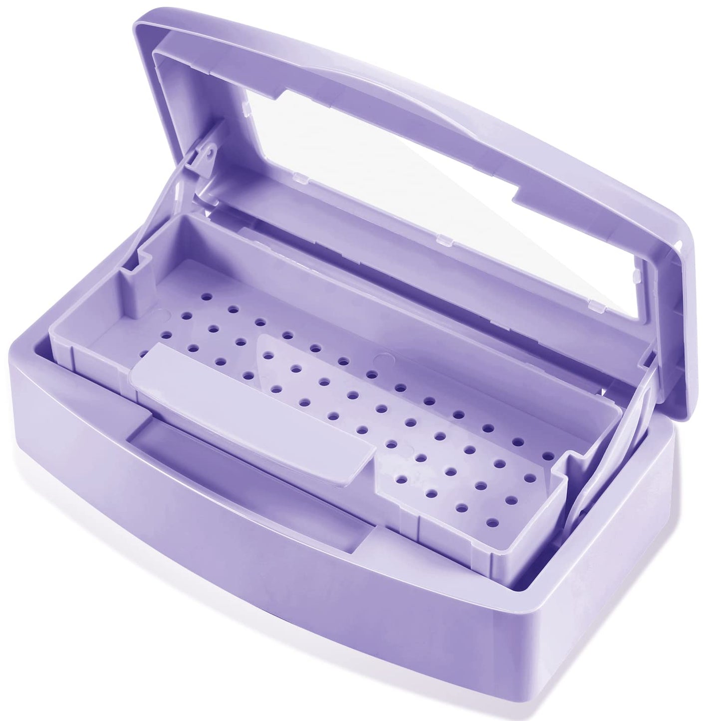 Machine-Ya Plastic Sterilizing Tray,Sterilization Box,Nail Art Tool Sterilizer Tray, Sterilizer Tray Box Nail Art Salon Steriliz
